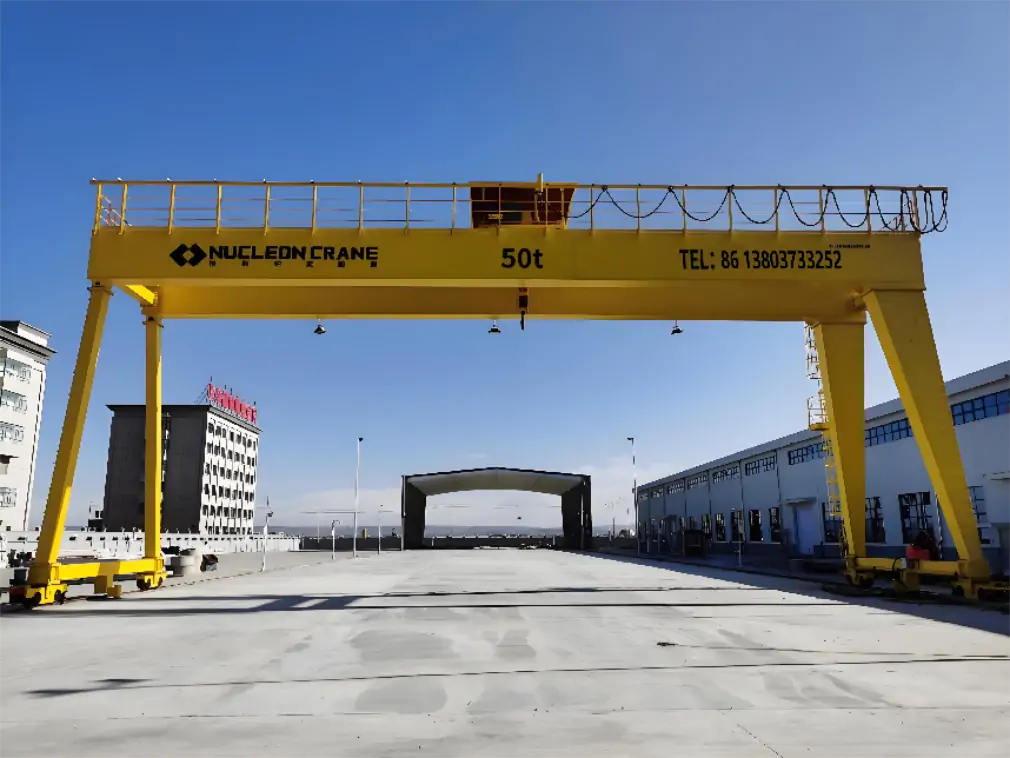 2-Sets-50-Ton-Double-Girder-Gantry-Cranes-Delivered-To-Tanzania