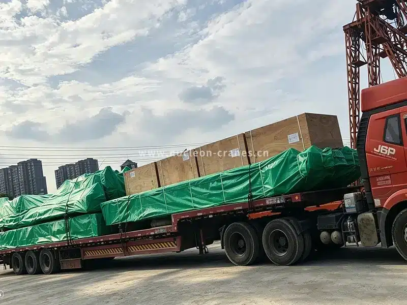 Монтаж однобалочного мостового крана Nucleon 10 тонн